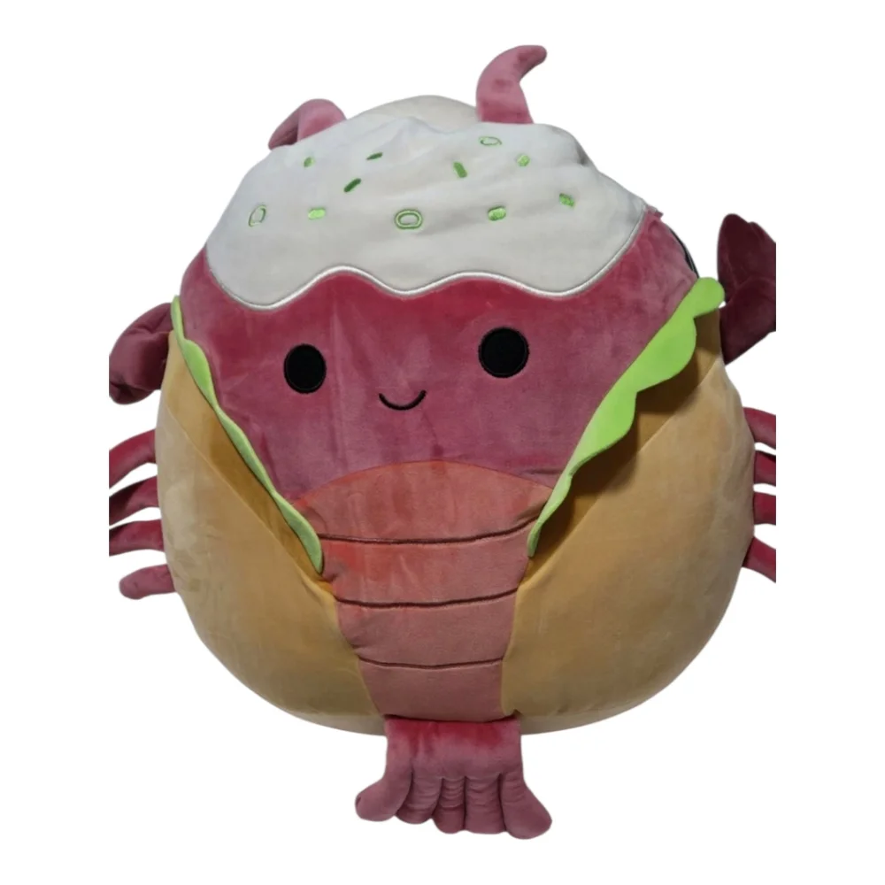 Squishmallows Lorono Lobster‎ Roll Christmas 2024 Plush 16
